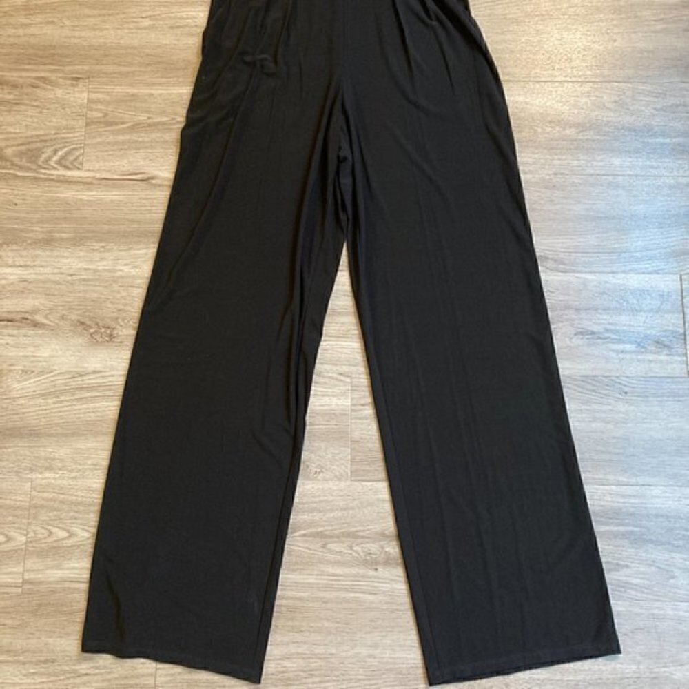 Julia Jordan Black Lace Bodice Jumpsuit Size 4 - Picture 6 of 11